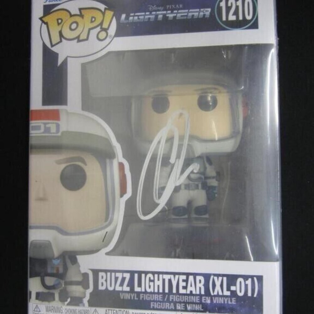 Chris Evans signed Funko Pop! Disney: Pixar Lightyear - Buzz Lightyear (XL-01)